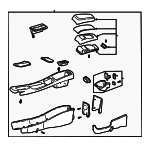 3F1Z54045A36EAA - Body: Console for FORD Image