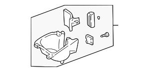 YF1Z5413562BAA - Body: Cup Holder for Ford Image