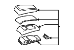 YF1Z5406024AAC - Body: Armrest Door for FORD Image