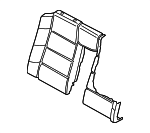 8H0885805AENRD - Body: Seat Back Cushion Cover for Audi: A4, A4 Quattro, RS4, S4 Image