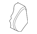 8H0885905A - Body: Headrest Pad for Audi: A4, A4 Quattro, RS4, S4 Image