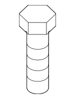 N10063205 - Body: Child Restraint Anchor Plate Bolt for Audi: A4, A4 Quattro, RS4, S4 Image