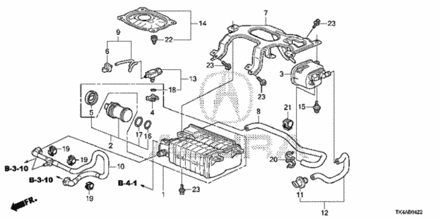 Canister (4WD) for 2014 Acura TL #0