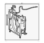 1671140040 - : Engine Cooling Fan Shroud for Toyota Image