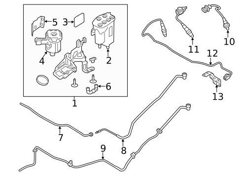 Emission Components for 2019 Land Rover Range Rover Evoque #0