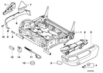 52108150021 - Seats: Actuation Unit Left for BMW Image