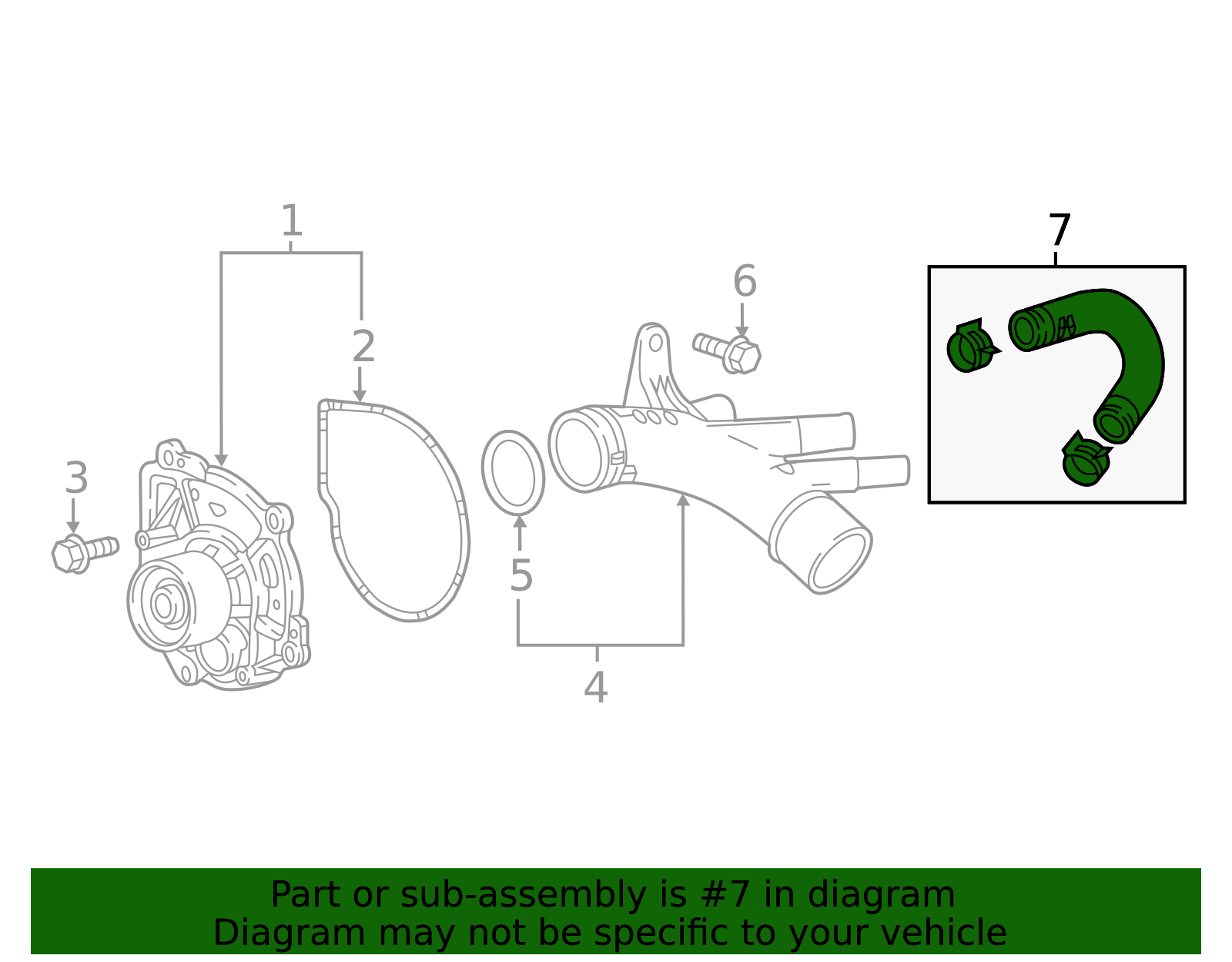 2016-2022 GM Radiator Inlet Hose 84829303 | OEM Parts Online