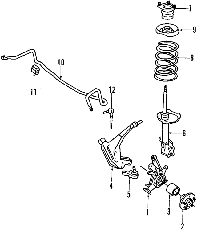 F3XY3050A - Suspension: Lower Ball Joint for Ford Image