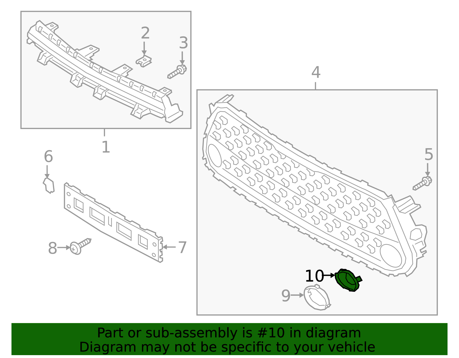 86565-K0000 - Trim Ring Mount Bracket 2020-2022 Kia Soul | Kia.Parts Store
