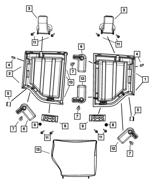 Roof for 2009 Jeep Wrangler #3