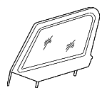 5HM42VK9AC - : Door Glass for Jeep: Wrangler Image