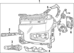 84924364 - Electrical: Center Bracket for Chevrolet: Silverado 1500, Silverado 1500 LTD Image