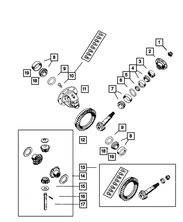 6036150AA - Front Suspension &amp; Drive: Hex Nut for Mopar Image