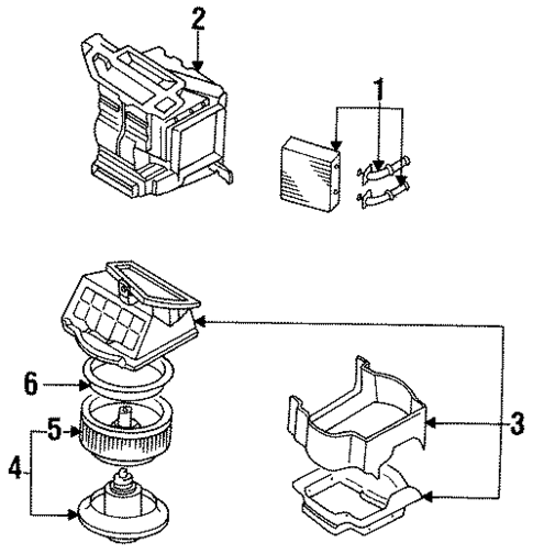 Heater for 1995 INFINITI J30 #0