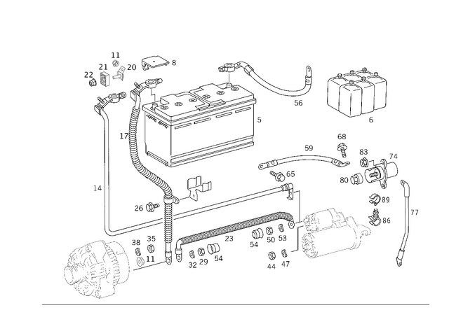 1635401173 - Electrical Equipment and Instruments: Holder for Mercedes-Benz: ML320, ML430, ML55 AMG Image image
