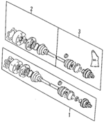 8A0407271AH - Front Drive Axle: Axle Assembly for Audi Image