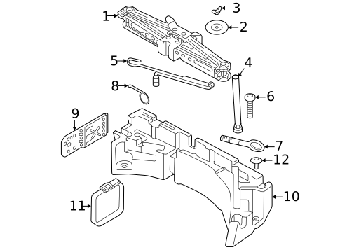 Jack & Components for 2020 Volkswagen Atlas Cross Sport #0