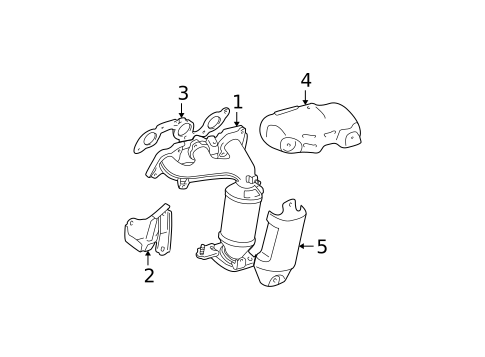 Exhaust Manifold for 2003 Lexus ES300 #0