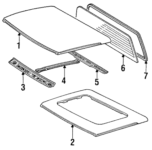Roof for 1986 Toyota MR2 #0