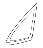 AE8Z5429710B - : Quarter Glass for Ford Image