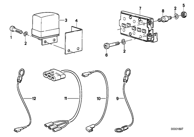 61121243224 - : Wire Charging Current     for BMW-Motorrad Image