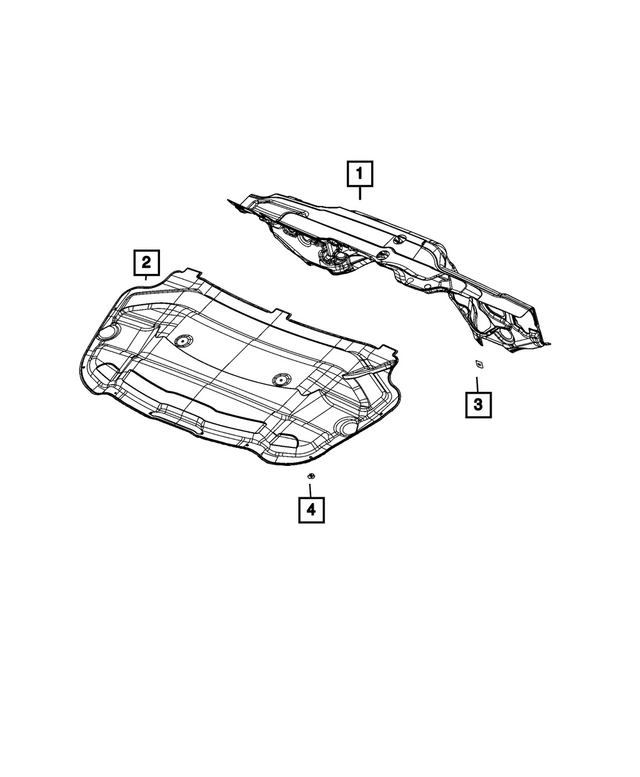 68594803AA - Interior Trim: Dash Panel Silencer for Mopar Image