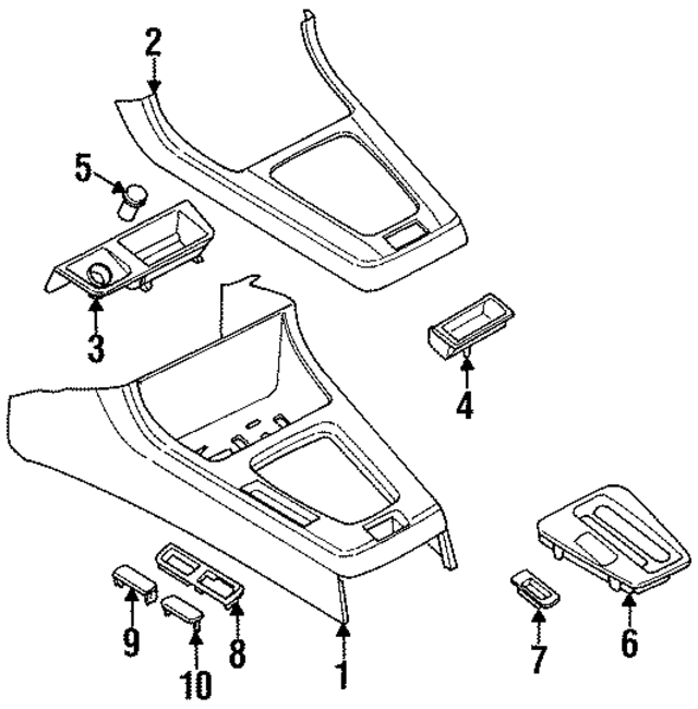 51168146479 - Body: Ashtray Housing for BMW Image