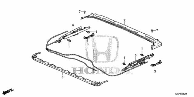 Roof Slide Components for 2017 Honda Accord #0