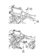 55396914AA - Frames and Bumpers: Tow Hook, Right for Jeep: Commander, Grand Cherokee Image