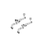 68566428AA - Air Conditioners and Heaters: Heater Supply And Return Hose for Mopar Image