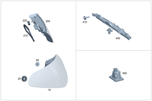 Rear/Side Lighting for 1985 Mercedes-Benz 300 CD #0