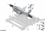 32105A24384 - Steering: Rp Steering Gear, Electrical for BMW Image