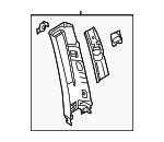858604D100TW - Body: Upper Center Pillar Trim for Kia: Sedona Image