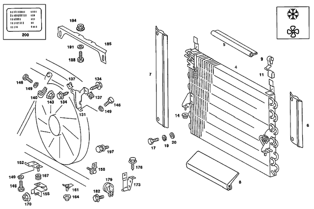 2018301914 - : Holder for Mercedes-Benz: 190, 190D, 190E Image