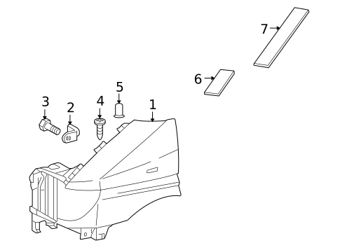 Fender & Components for 2004 Dodge Sprinter 2500 #0