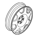 PR3Z1007X - Tire &amp; Wheel: Wheel for Ford Image
