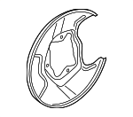 43253SNXA00 - : Splash Shield for Honda: Civic Image