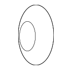 5345412040 - Body: Support Rod Grommet for Scion: iM | Toyota: Camry, Corolla, Corolla iM, Matrix Image