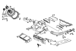 1148300462 - : Heater Housing for Mercedes-Benz: 220, 250C Image