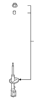 4854009660 - : Strut | Driver Side Rear for Toyota: Avalon, Camry Image