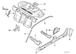 41118208915 - Bodywork: Left Side Member for BMW Image