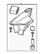 13717838566 - Engine: Air Cleaner Assembly for BMW Image