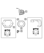 68456215AE - Electrical: Adaptive Speed Control Module Sensor for Dodge: Durango | Jeep: Grand Cherokee, Grand Cherokee WK Image