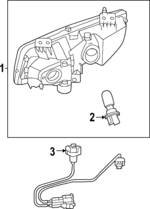 261558995G - : Fog Lamp Assembly for Nissan: Frontier Image