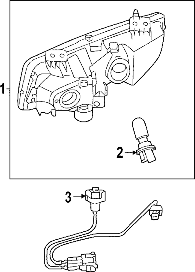 261558995G - : Fog Lamp Assembly for Nissan Image
