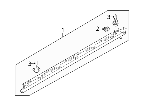 Exterior Trim - Pillars for 2011 Mazda CX-7 #0
