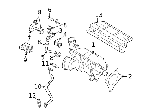 Turbo Charger for 2012 Audi A3 Quattro #0