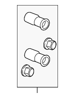 45007SEAE01 - Brakes: Bushing Kit for Honda: Accord, Civic, Insight Image