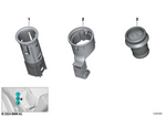 61345A441C7 - Vehicle Electrical System: Socket for BMW Image