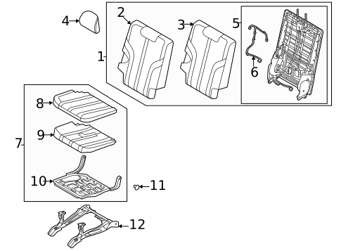 Third Row Seats for 2023 Genesis GV80 #0